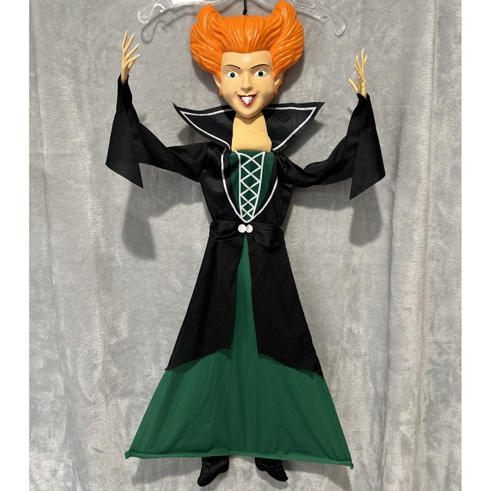 Winifred Sanderson Hocus Pocus Halloween Hanging Decor 3' Blow Mold Head Prop